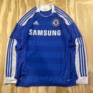 Adidas Chelsea FC 2011–2012 Home Long Sleeve Jersey – Men’s S – Authentic